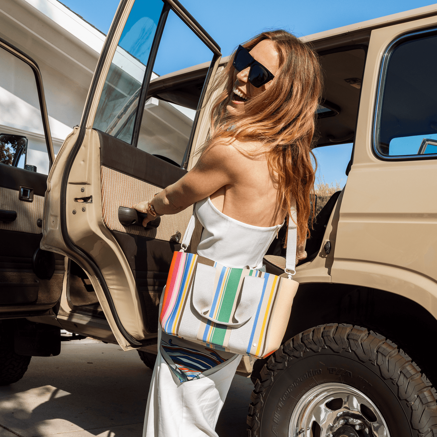 Wellington Cabana Tote Mini - Shop LINNY CO
