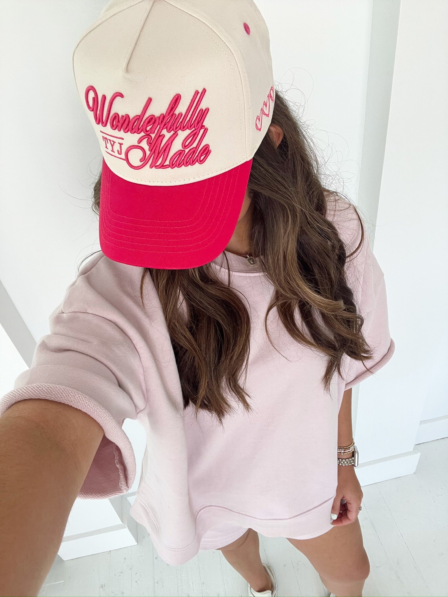 Wonderfully Made - Hot Pink Vintage Trucker Hat - Shop LINNY CO