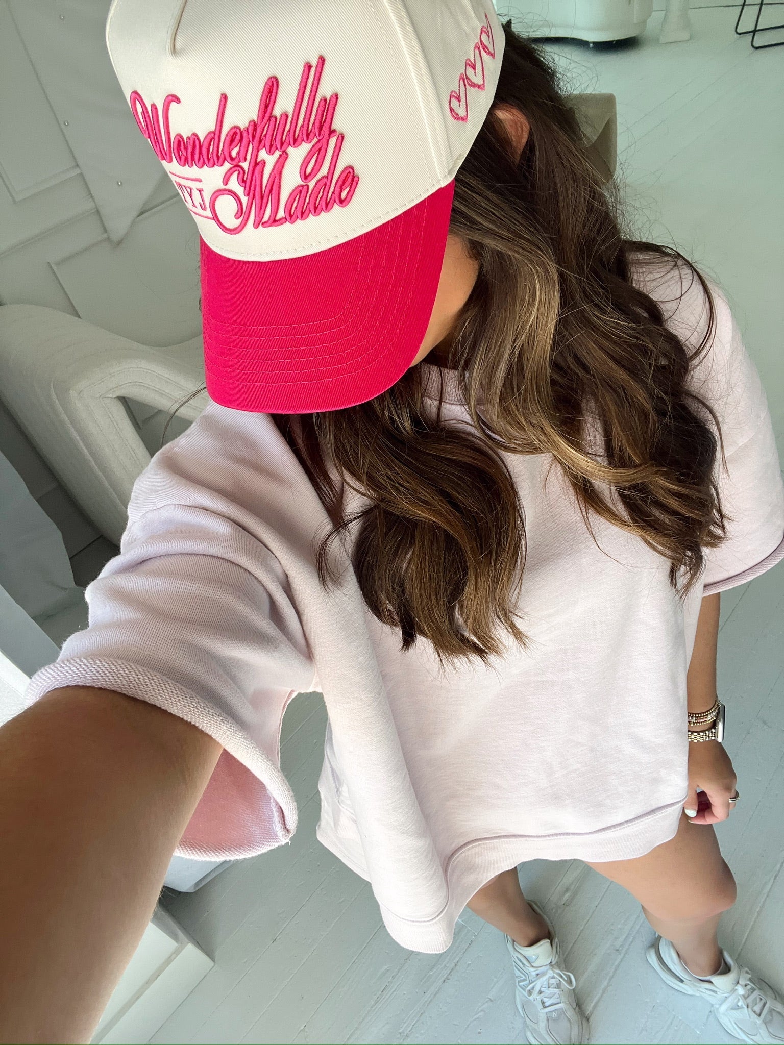 Wonderfully Made - Hot Pink Vintage Trucker Hat - Shop LINNY CO