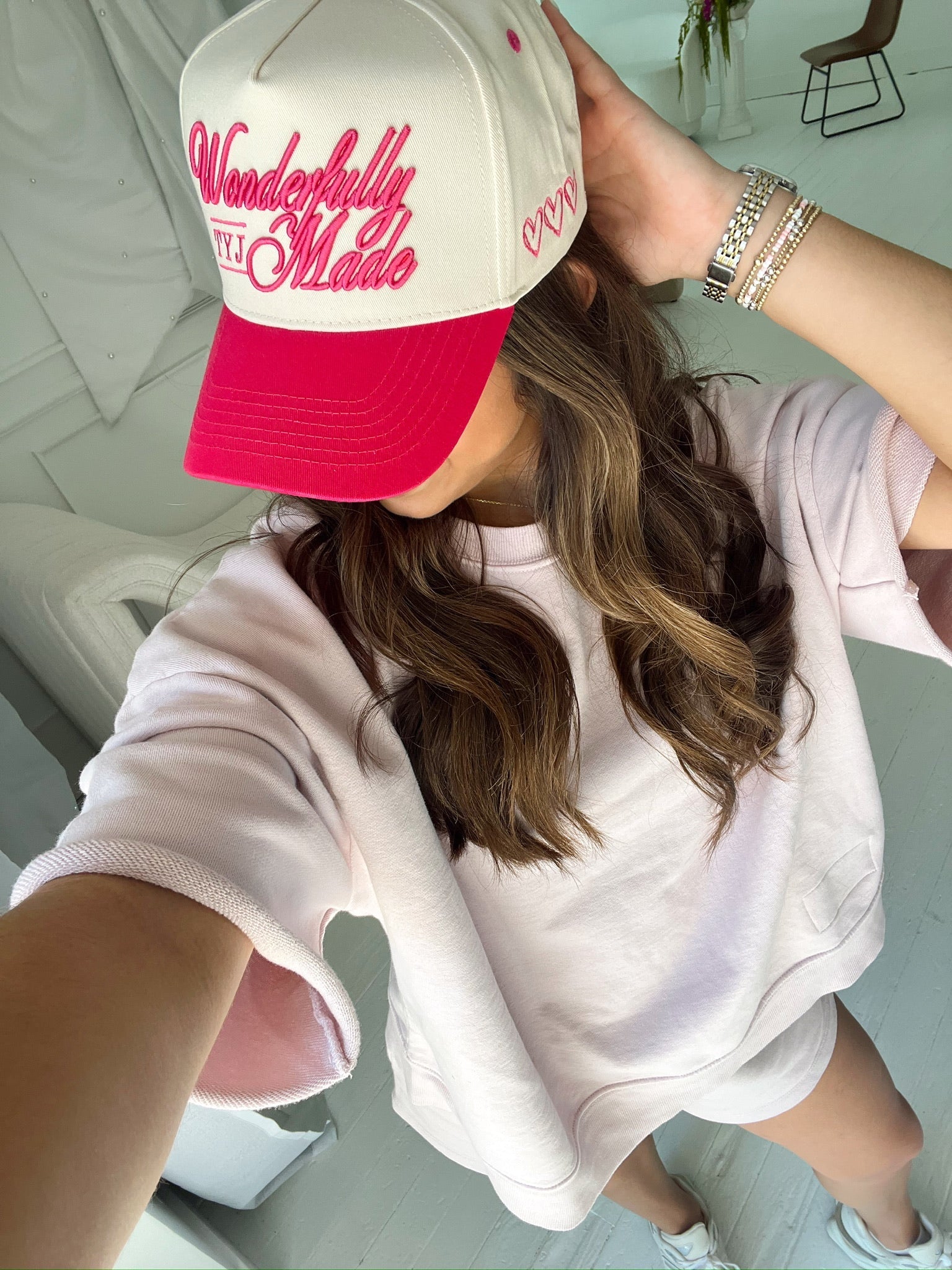 Wonderfully Made - Hot Pink Vintage Trucker Hat - Shop LINNY CO