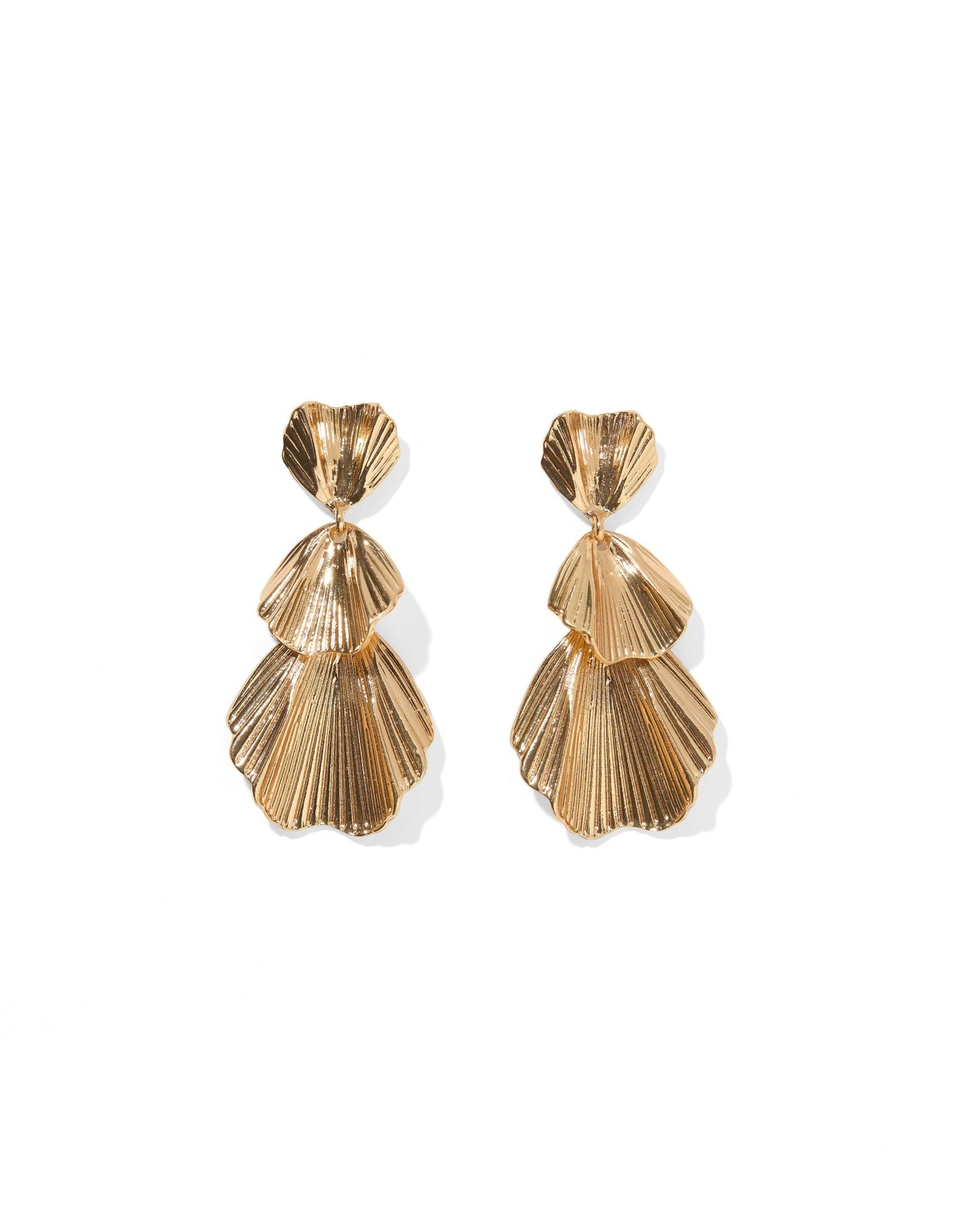 Wynn Statement Earrings Gold - Shop LINNY CO