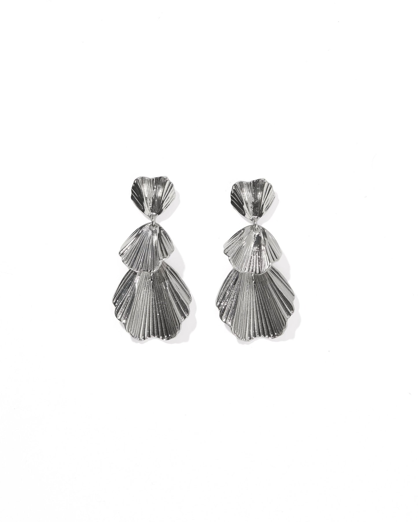 Wynn Statement Earrings Silver - Shop LINNY CO