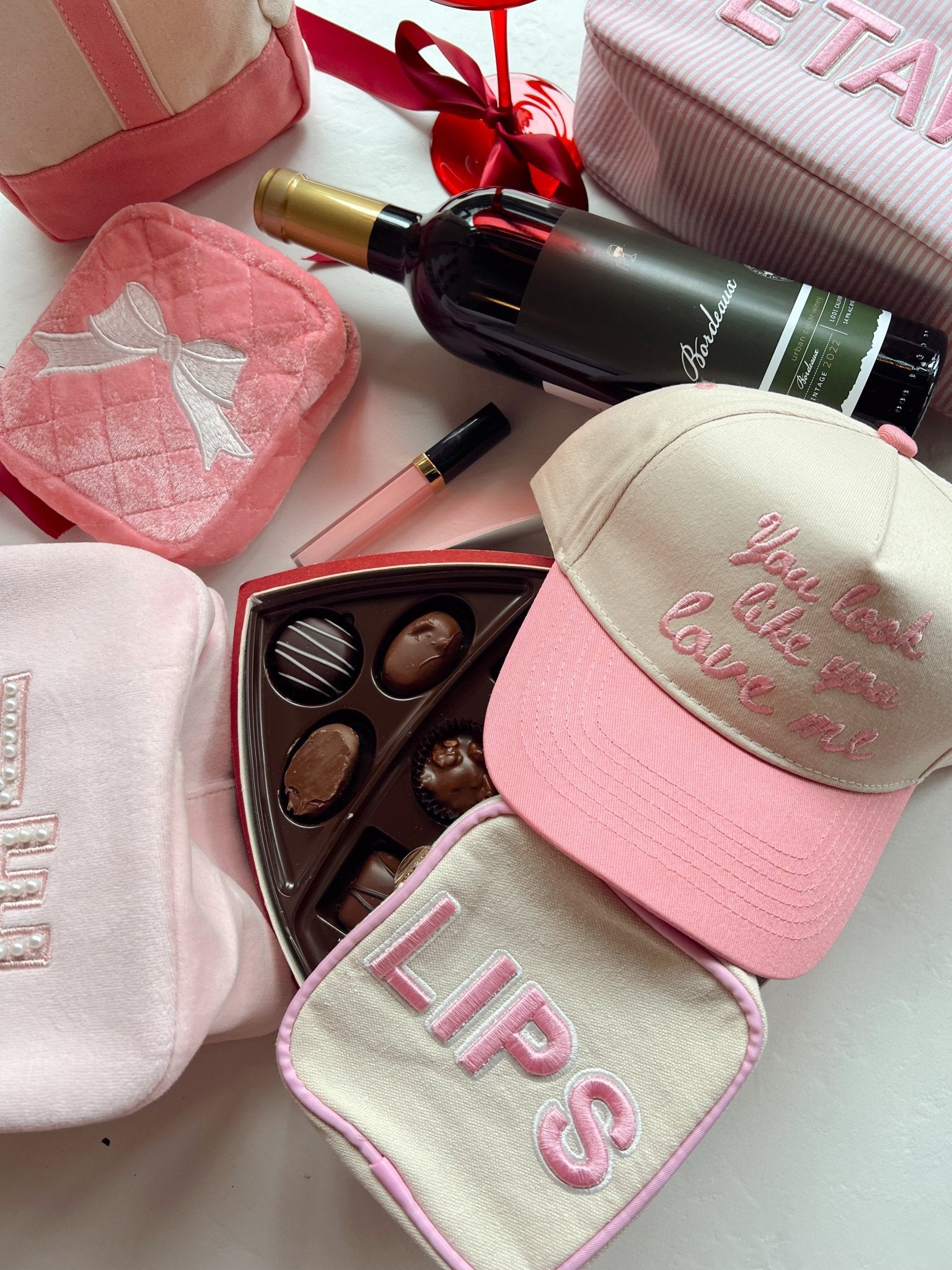 You Look Like You Love Me - Pink Vintage Trucker Hat - Shop LINNY CO