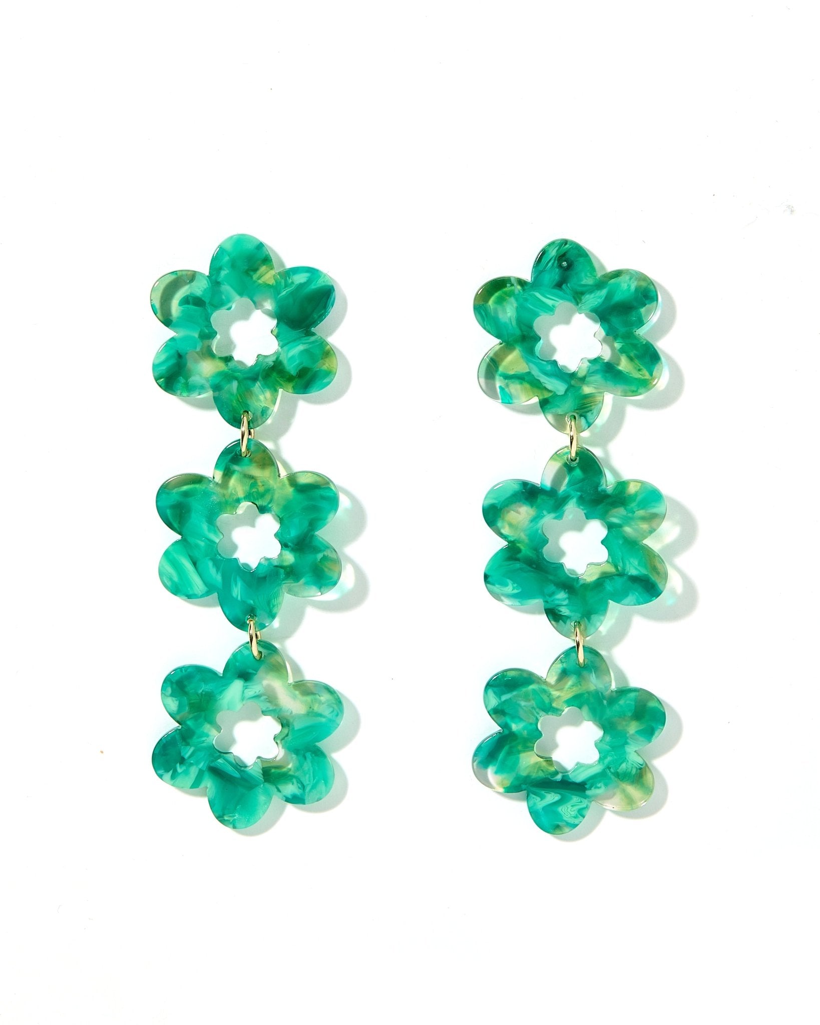 Zoey Statement Earrings - Bahama Mama - Shop LINNY CO