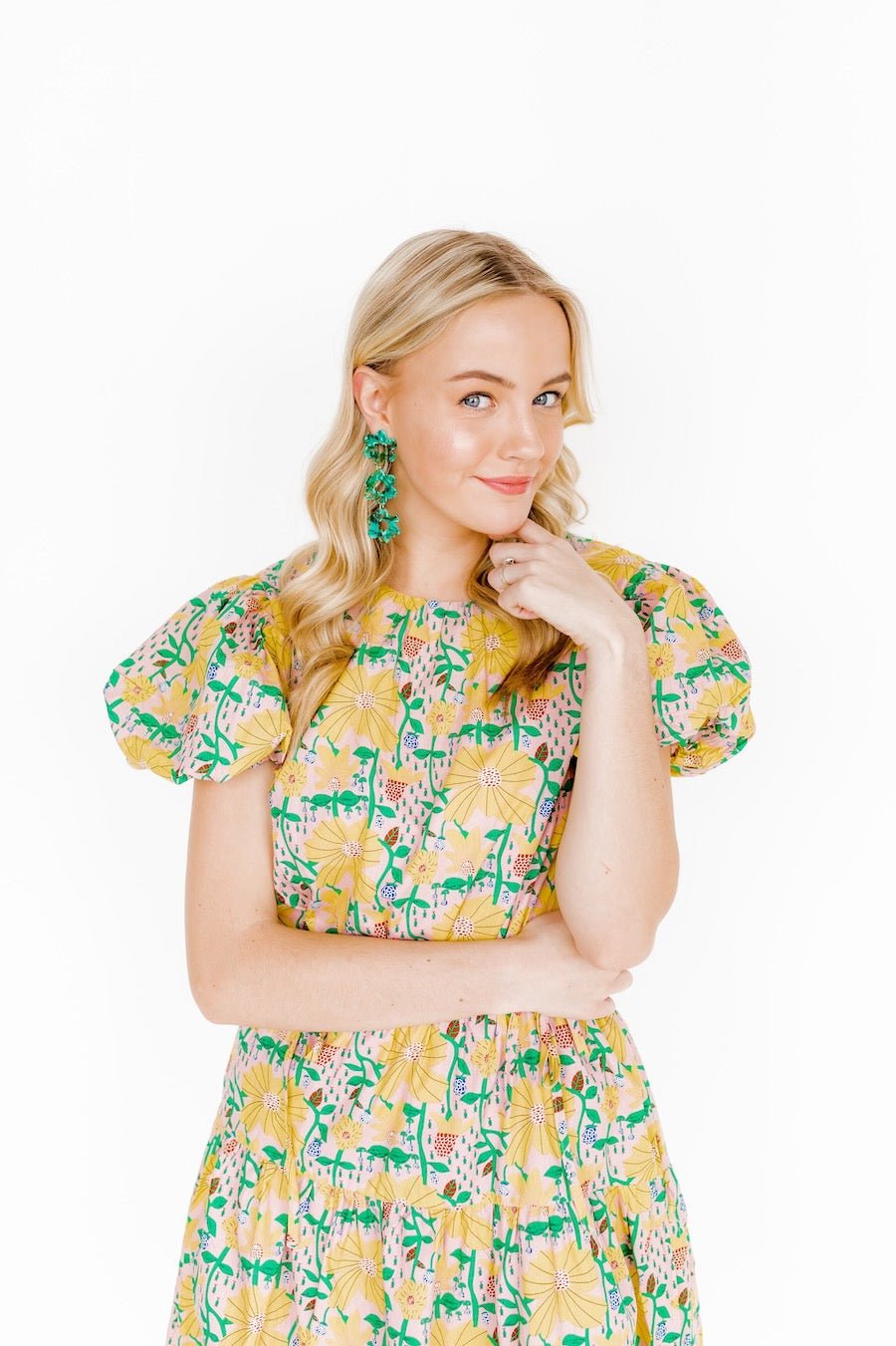 Zoey Statement Earrings - Bahama Mama - Shop LINNY CO