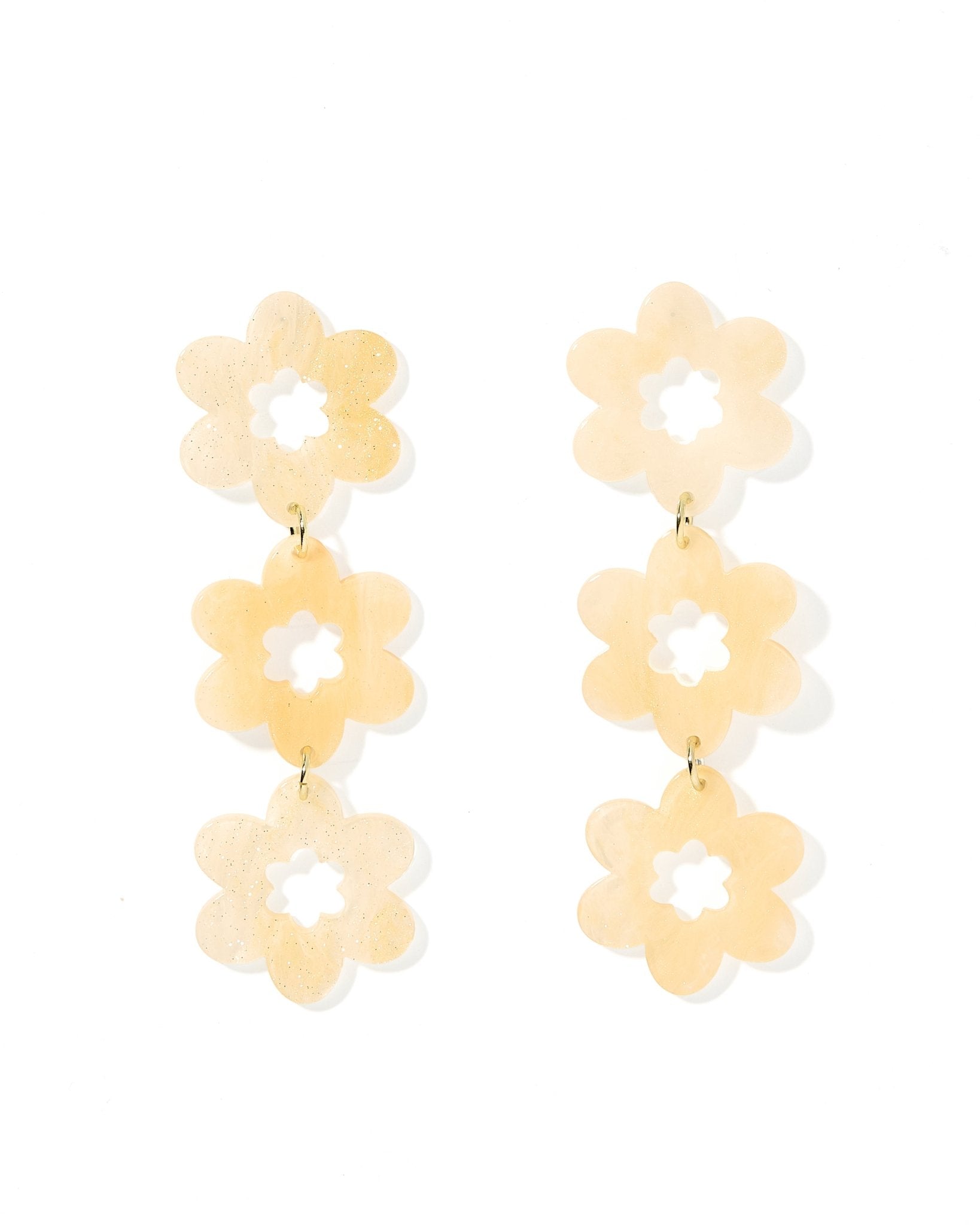 Zoey Statement Earrings - Milky Way - Shop LINNY CO