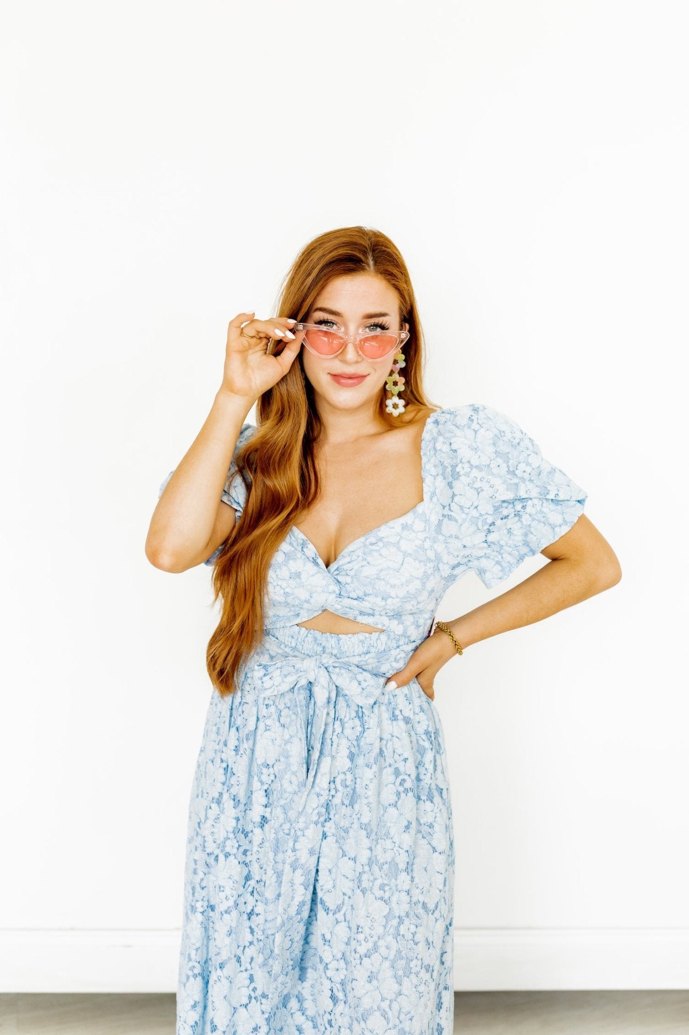 Zoey Statement Earrings - Neon Punch - Shop LINNY CO