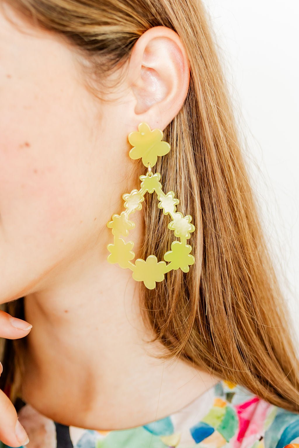 Bianca Statement Earrings - Citrine - Shop LINNY CO