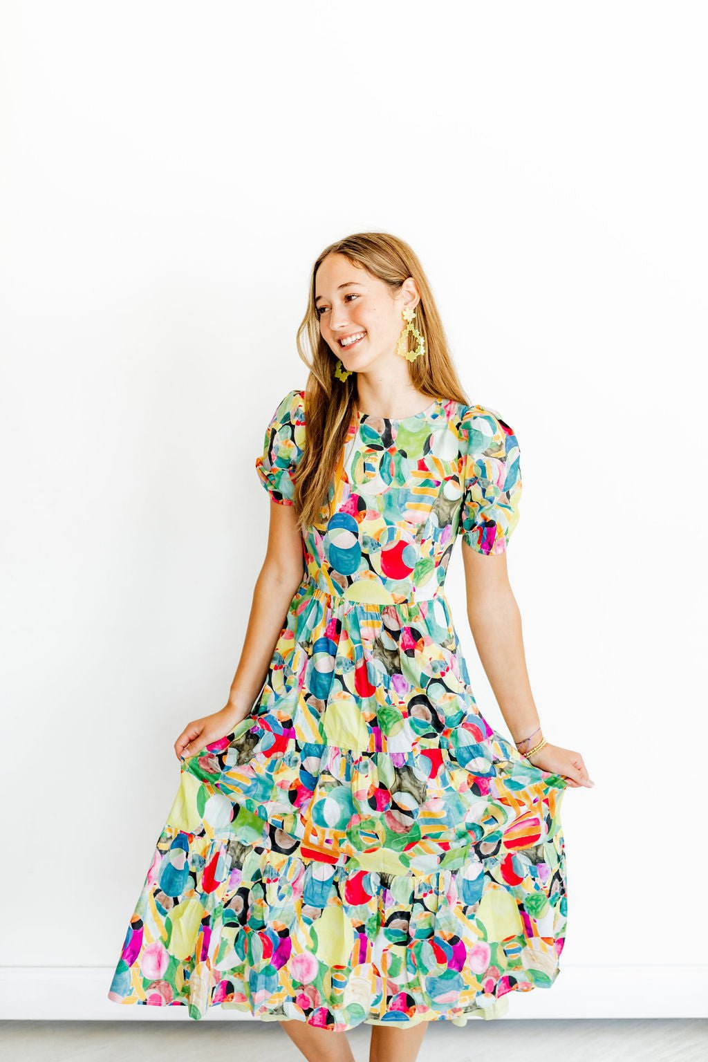 Bianca Statement Earrings - Citrine - Shop LINNY CO