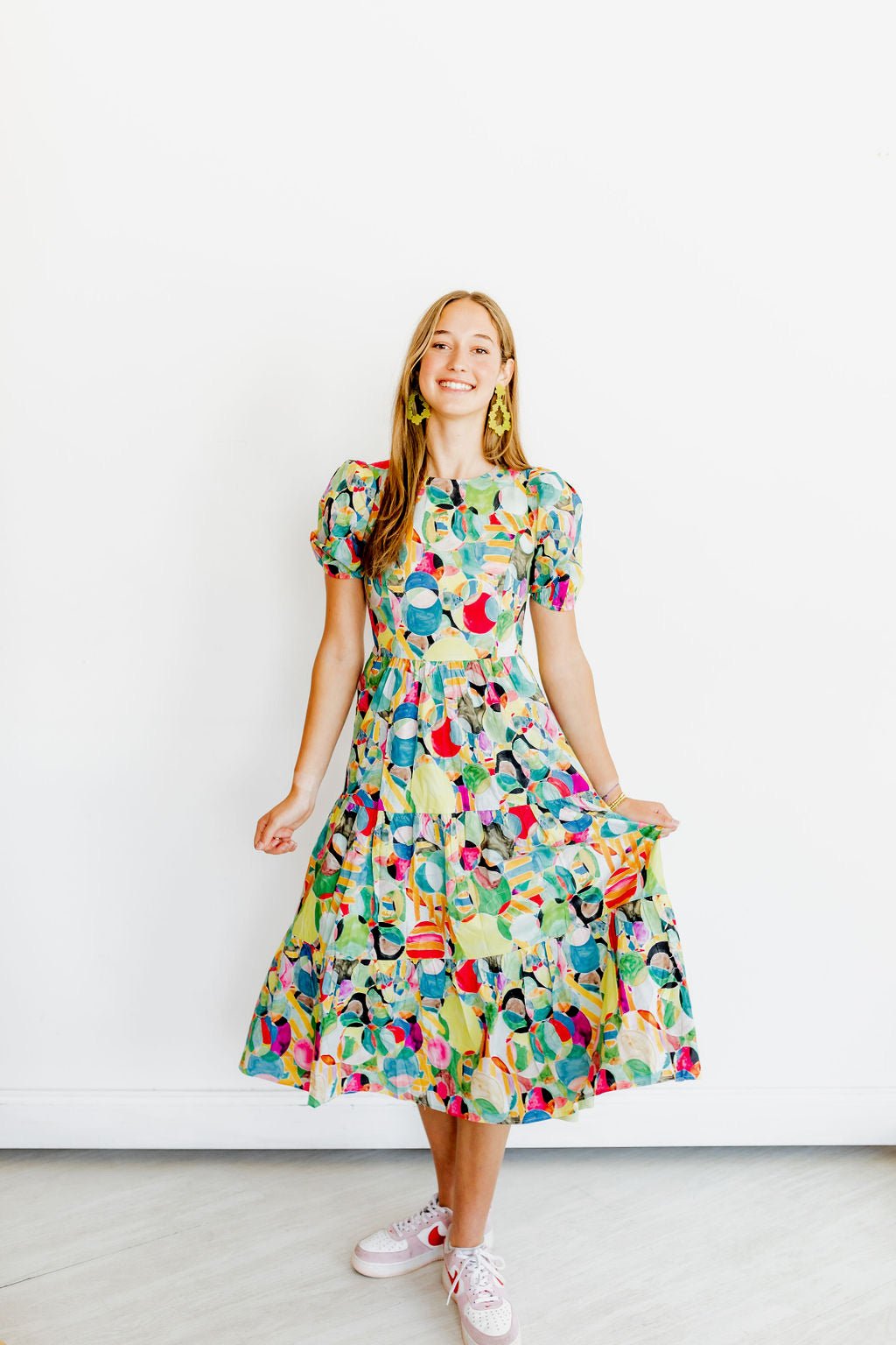 Bianca Statement Earrings - Citrine - Shop LINNY CO