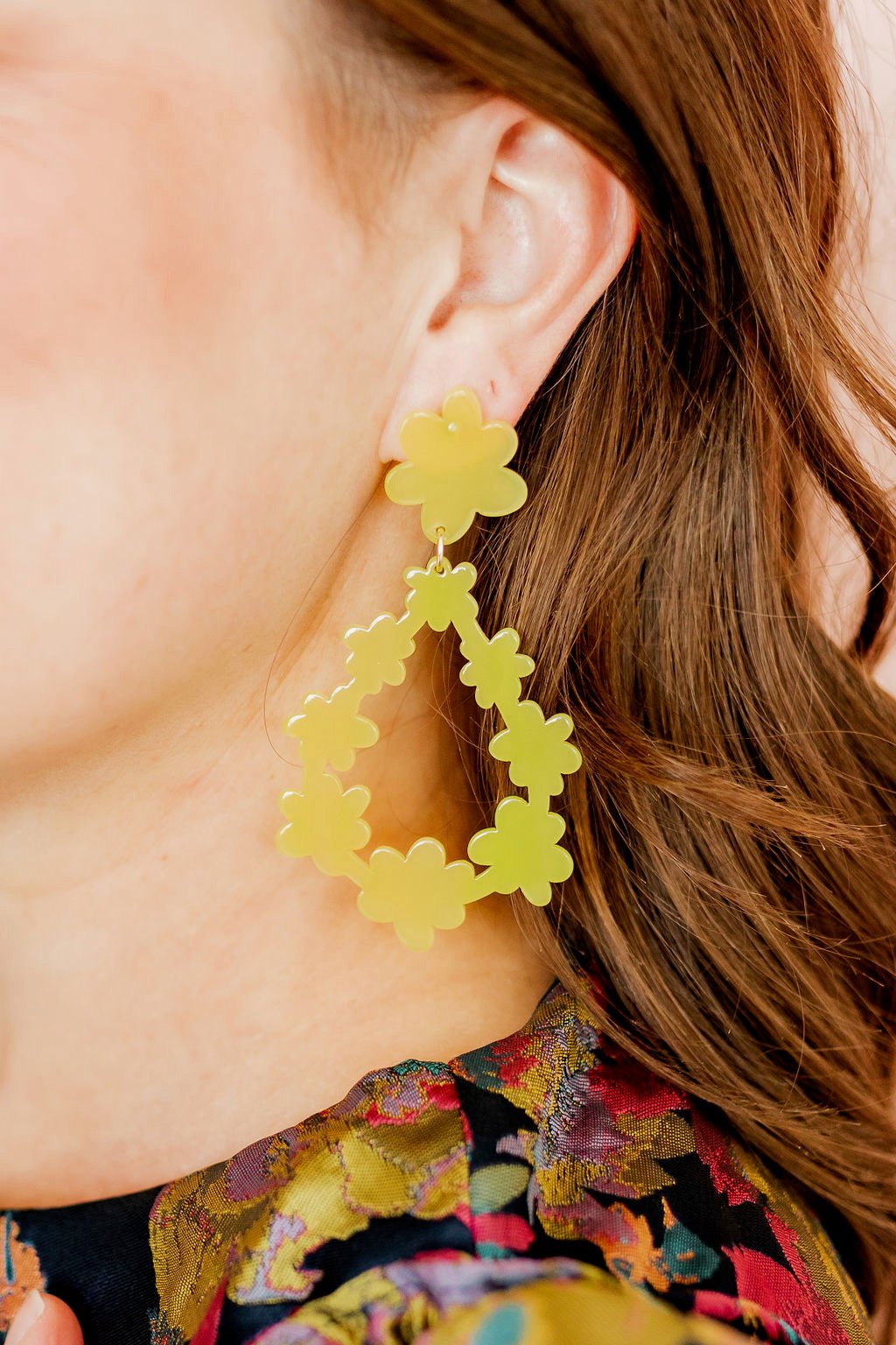 Bianca Statement Earrings - Citrine - Shop LINNY CO