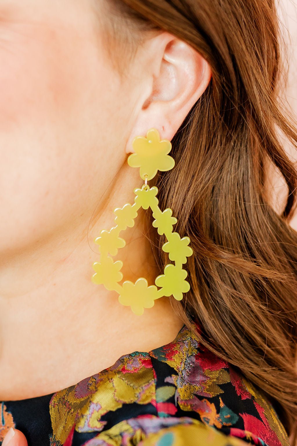 Bianca Statement Earrings - Citrine - Shop LINNY CO