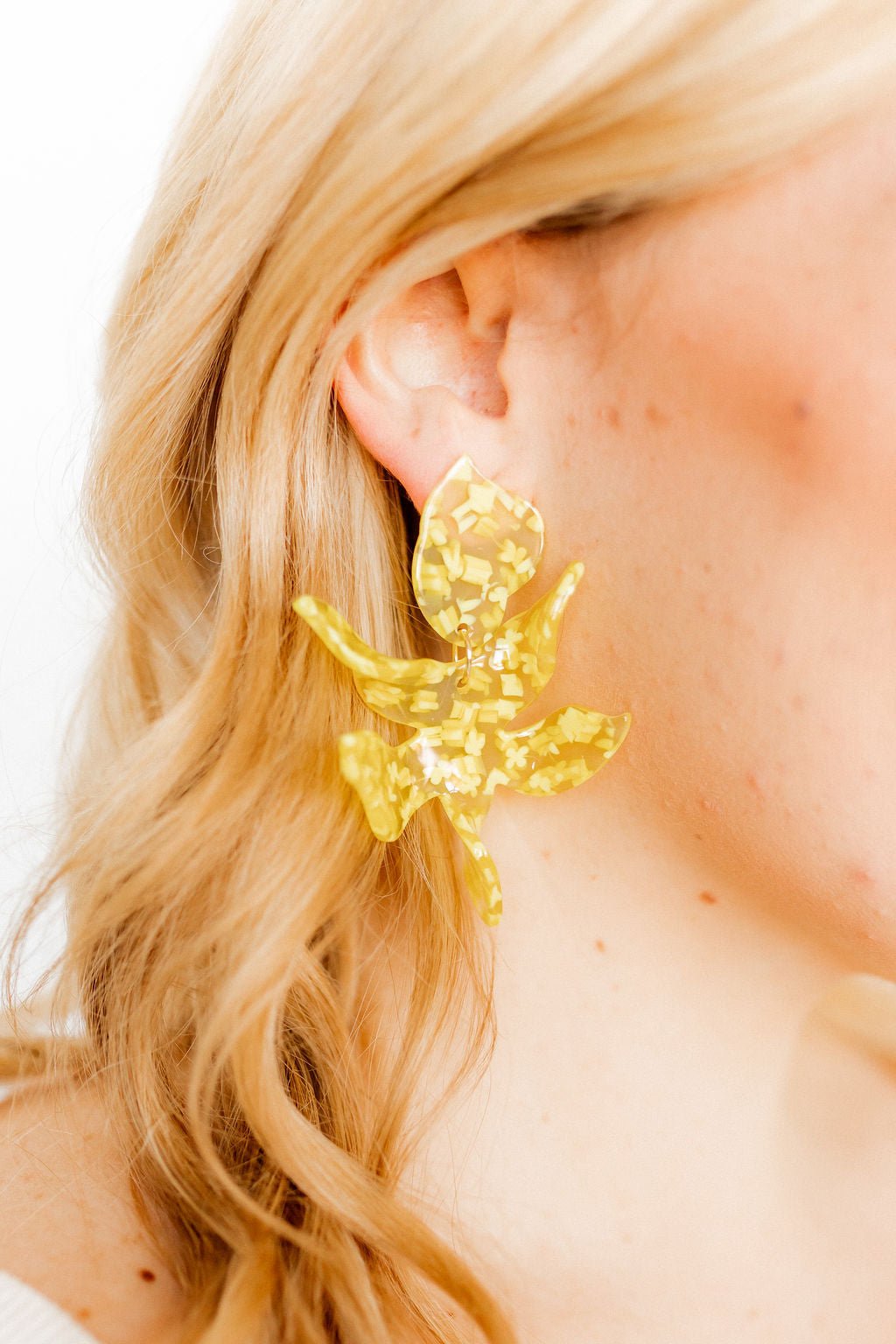 Flora Statement Earrings - Sunshine - Shop LINNY CO