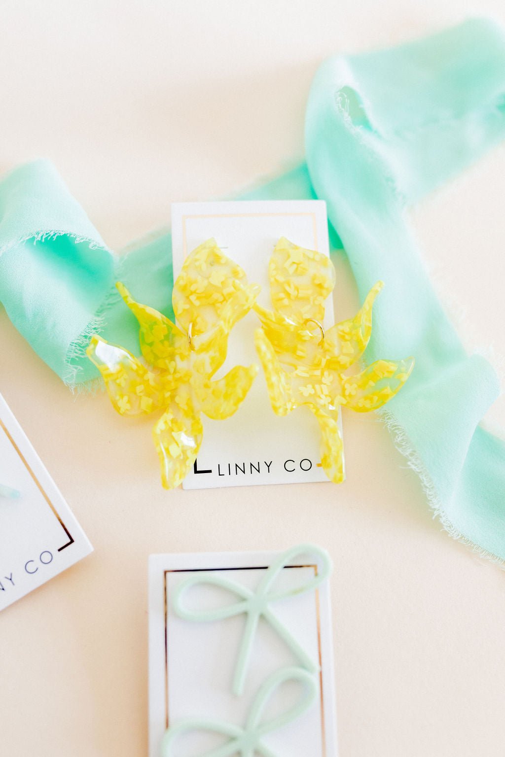 Flora Statement Earrings - Sunshine - Shop LINNY CO