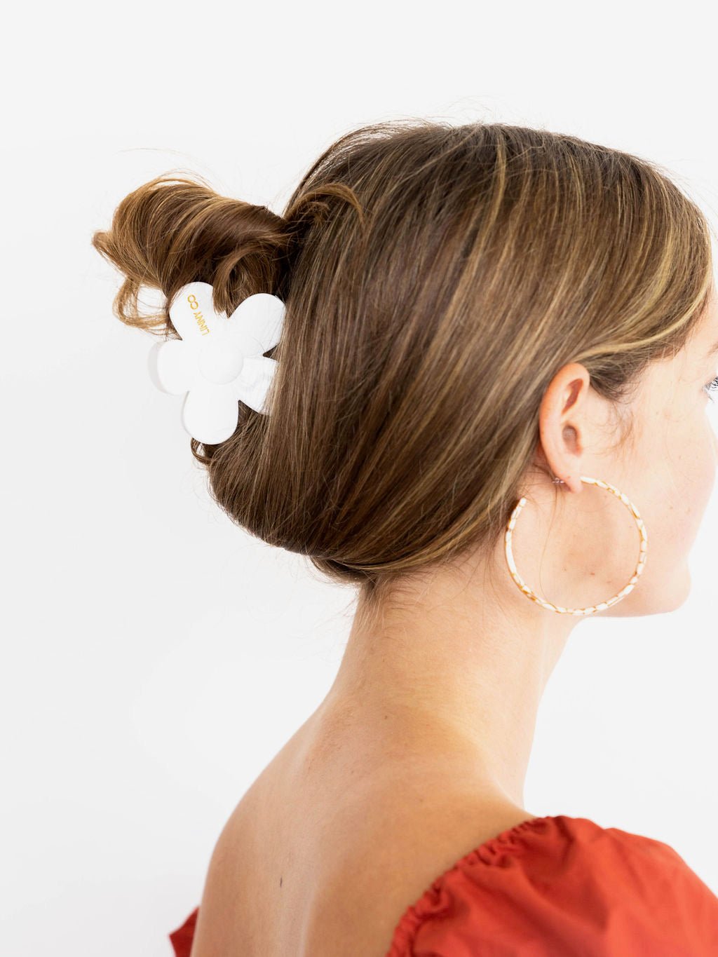 Hair Clip - Gigi - Pinot Noir - Shop LINNY CO