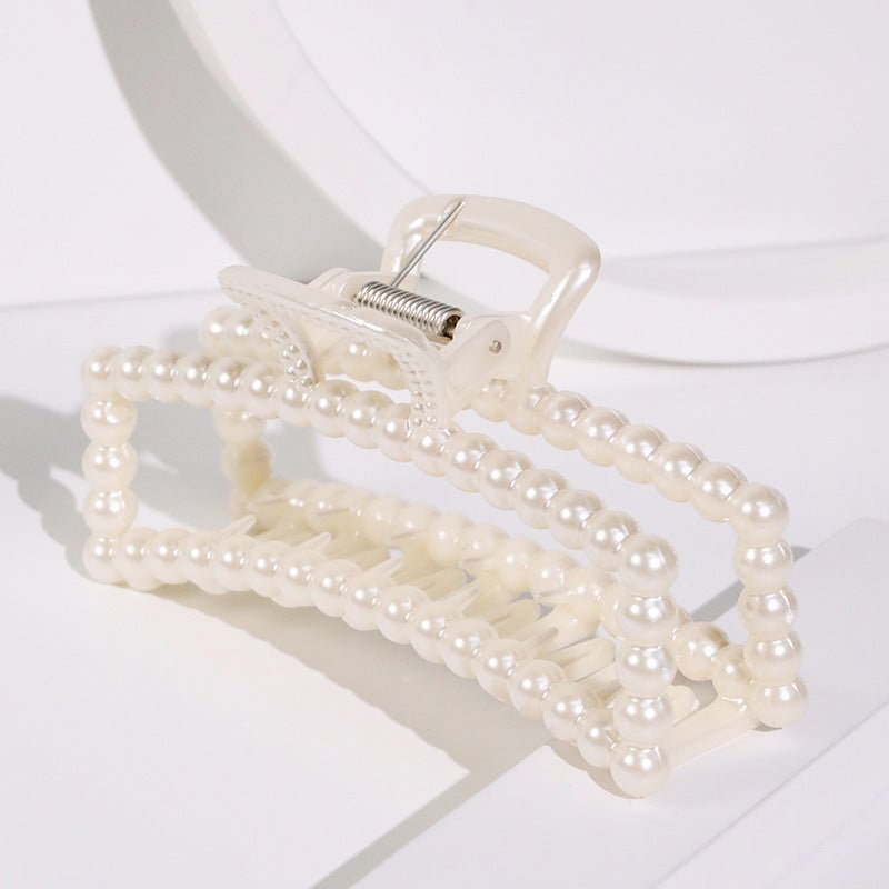 Hair Clip - Phoebe Pearl Rectangle - Shop LINNY CO