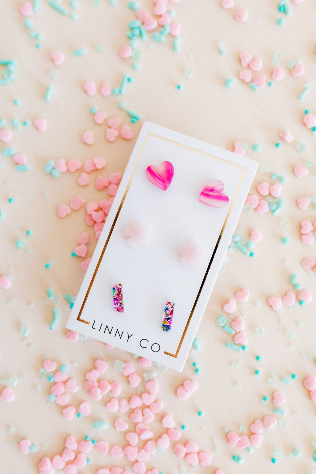 Stud Trio - Cupcake - Shop LINNY CO