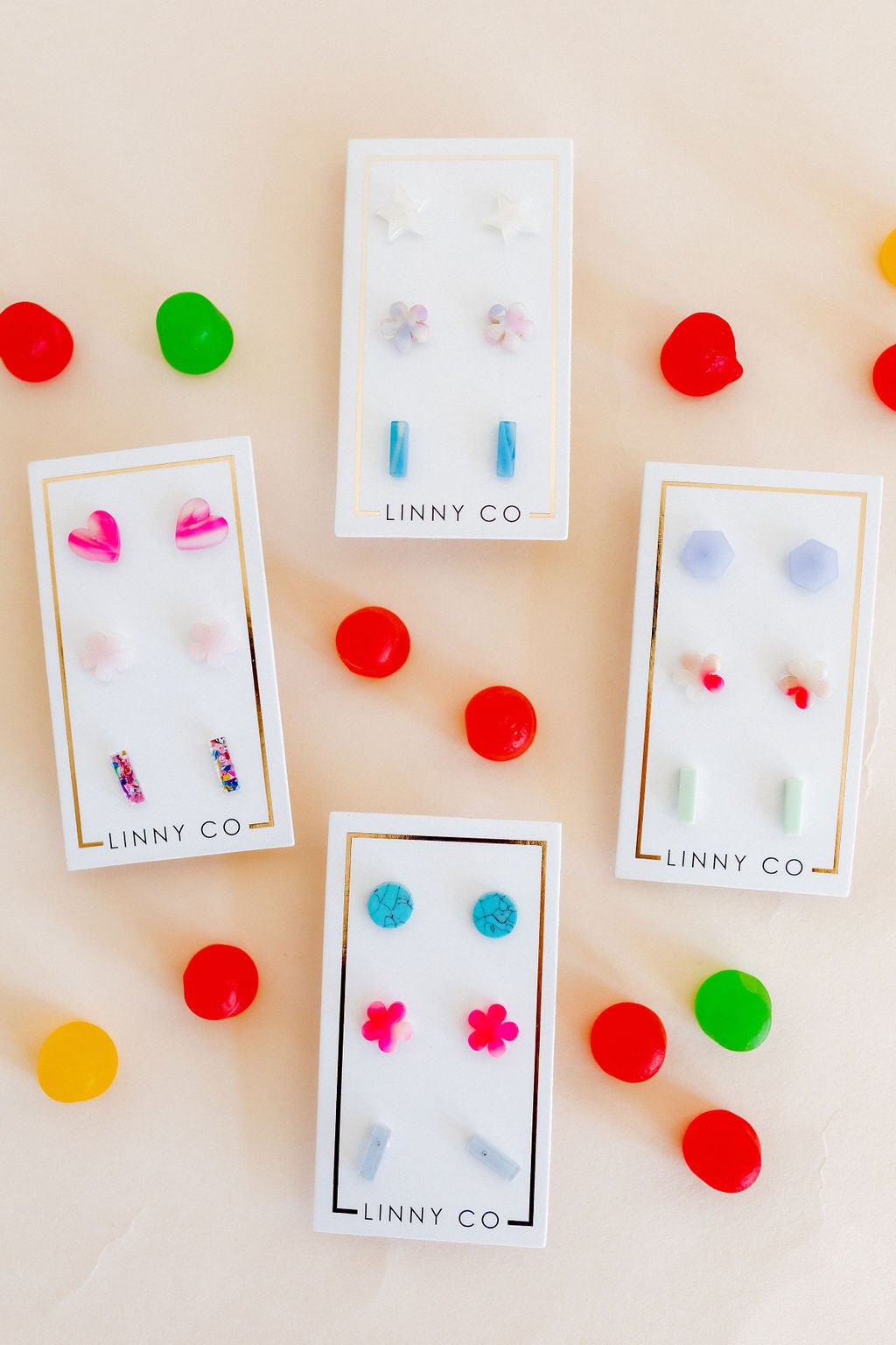 Stud Trio - Cupcake - Shop LINNY CO