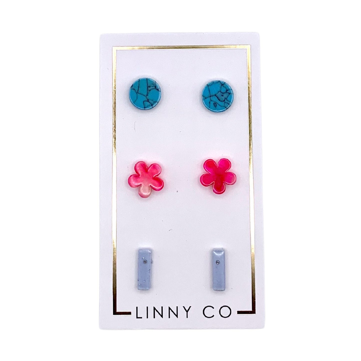 Stud Trio - Lollipop - Shop LINNY CO