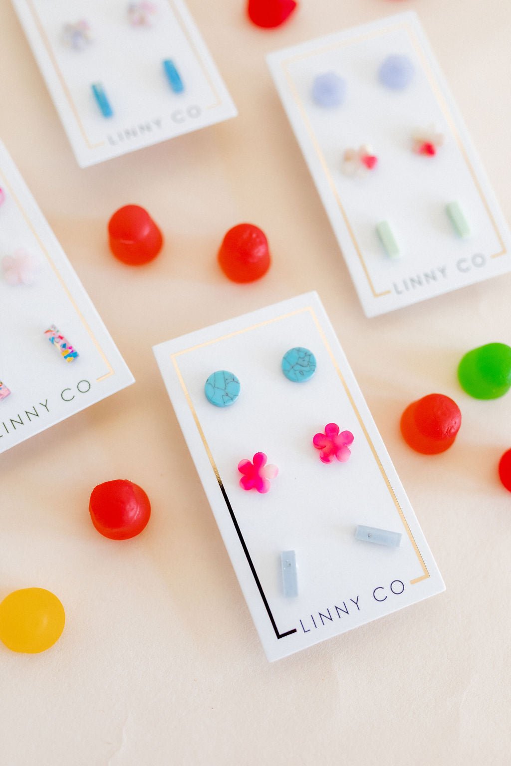 Stud Trio - Lollipop - Shop LINNY CO