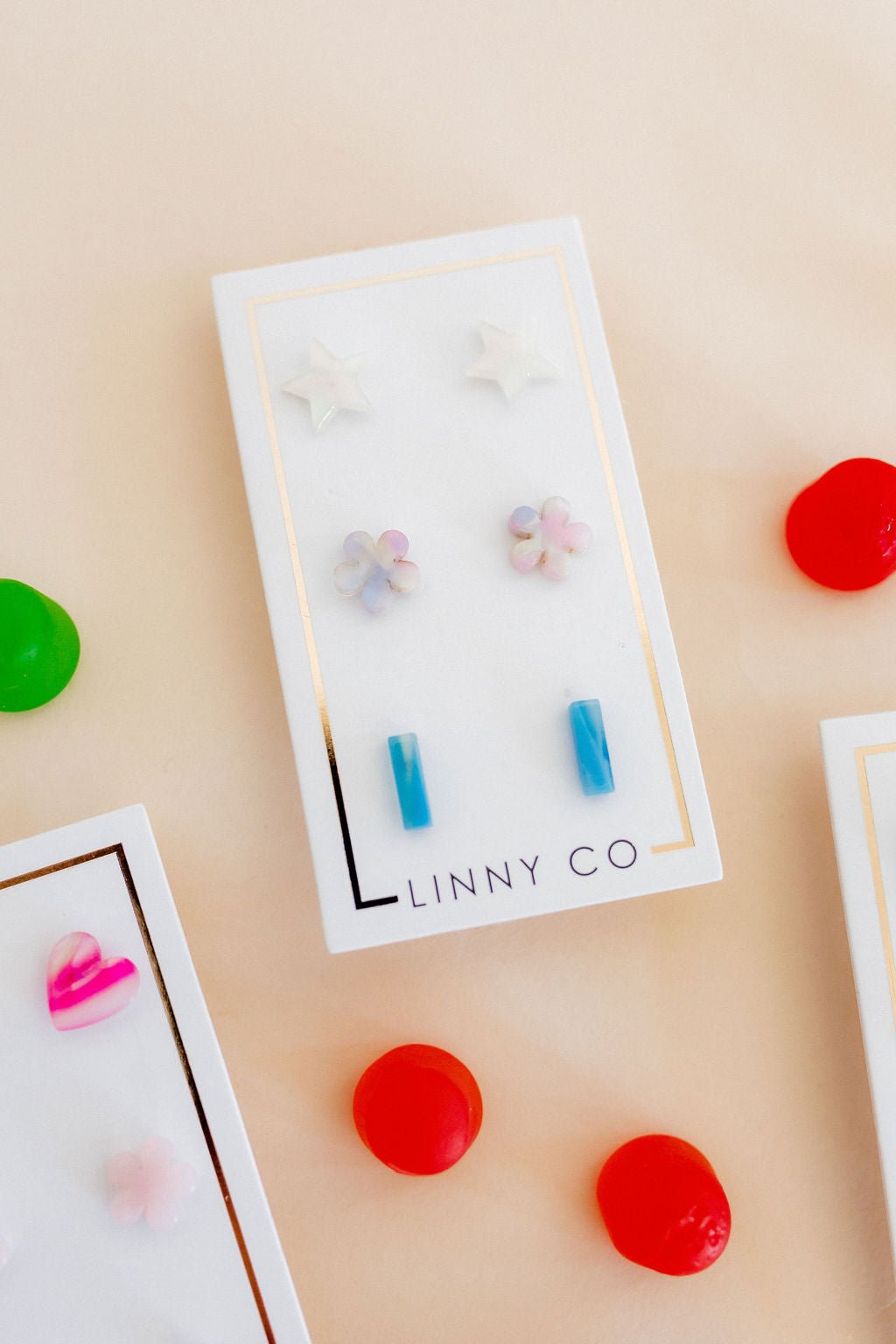 Stud Trio - Popsicle - Shop LINNY CO