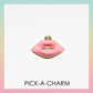 Charm - Hot Pink Lips
