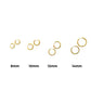Huggie Earrings - Scarlett Hoop Gold 14mm