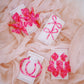 Flora Statement Earrings - Pink Party Punch