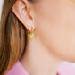 Huggie Earrings - Faye Butterfly