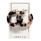 Remi Hoop Earring - Brown Tortoise