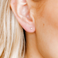 Screwback Stud Earrings - Payton Pearl White 3mm