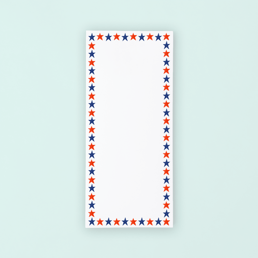 4th of July Stars Lists Pad - Shop LINNY CO