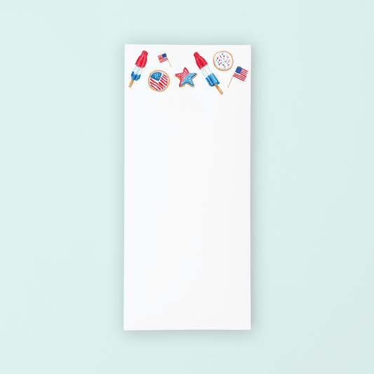 4th of July Treats Lists Pad - Shop LINNY CO