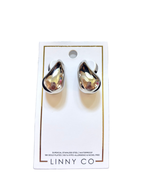 Nia Statement Earring - Silver
