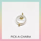 Charm - Pearl Pendant with Accent