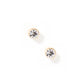 Screwback Stud Earrings - Juliet Clear 3mm