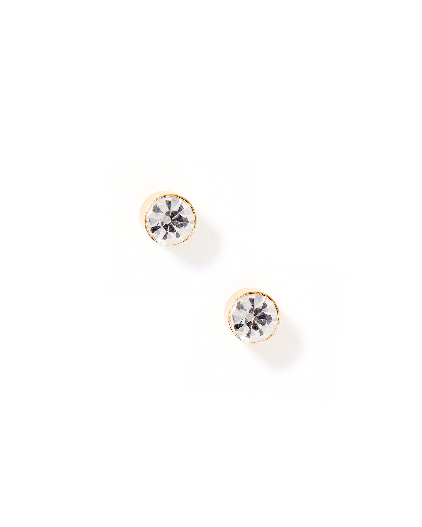 Screwback Stud Earrings - Juliet Clear 3mm