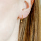 Huggie Charm Earrings - Nola 8mm