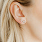 Screwback Stud Earrings - Clara Cross Pearl