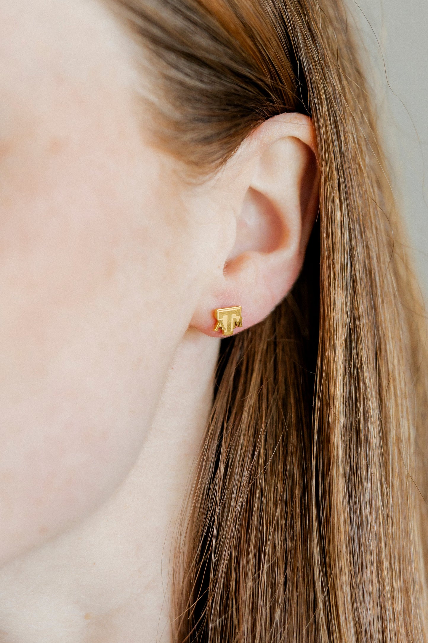 Screwback Stud Earrings - Texas A&M Logo