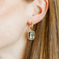 Linny Co Diana Huggie Charm Earring with Stone Charm