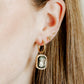 Linny Co Diana Huggie Charm Earring with Stone Charm