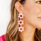 Zoey Statement Earrings - Bright Coral