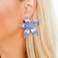 Annie Statement Earring - Periwinkle