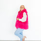 Marta Hooded Faux Fur Gilet