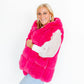 Marta Hooded Faux Fur Gilet