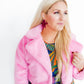 Kelly Cropped Faux Fur Jacket