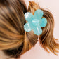 Hair Clip - Gigi - Neon Aqua