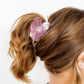 Hair Clip - Gigi Pink Crackle
