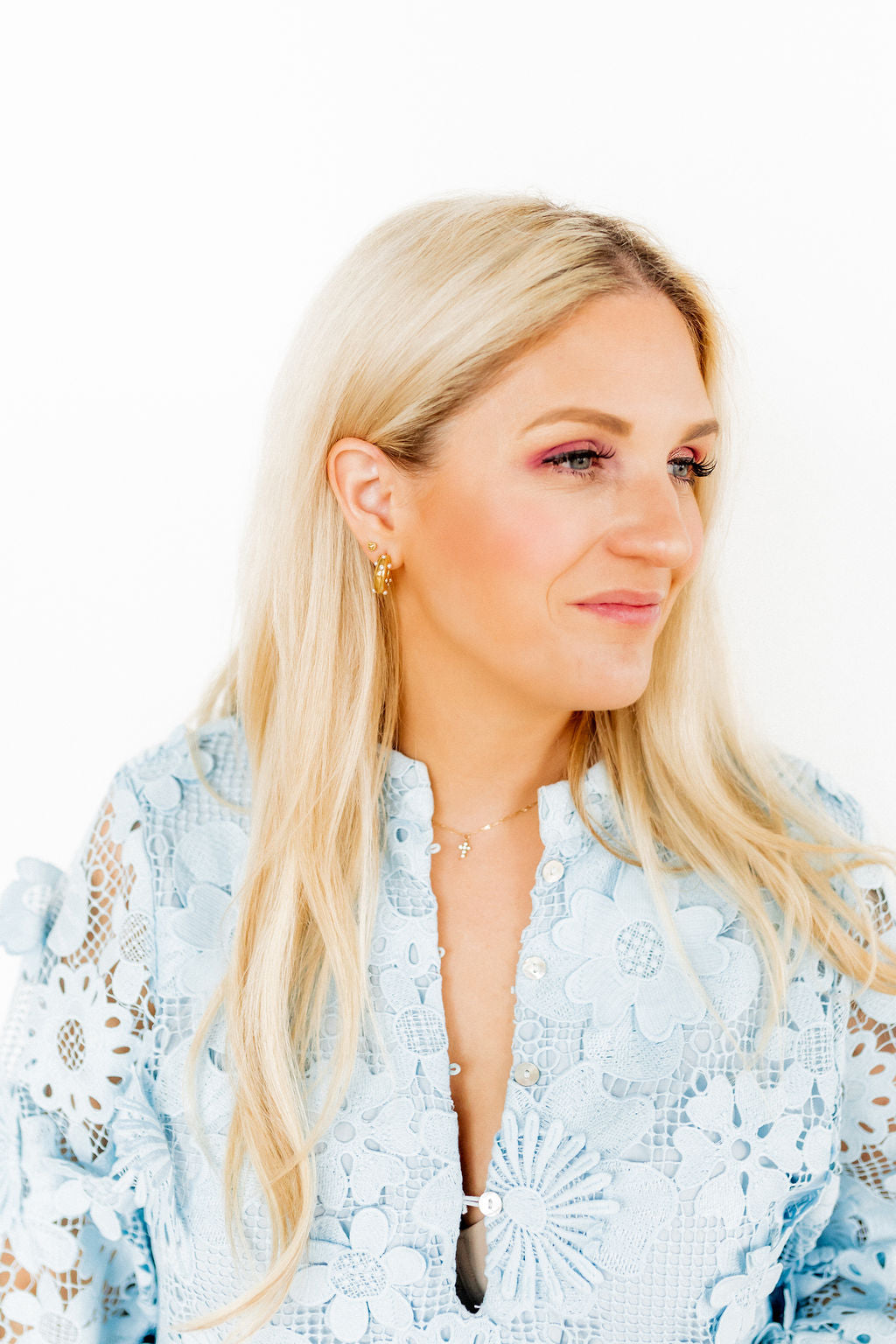 Kaitlyn Hoop Earrings - Gold